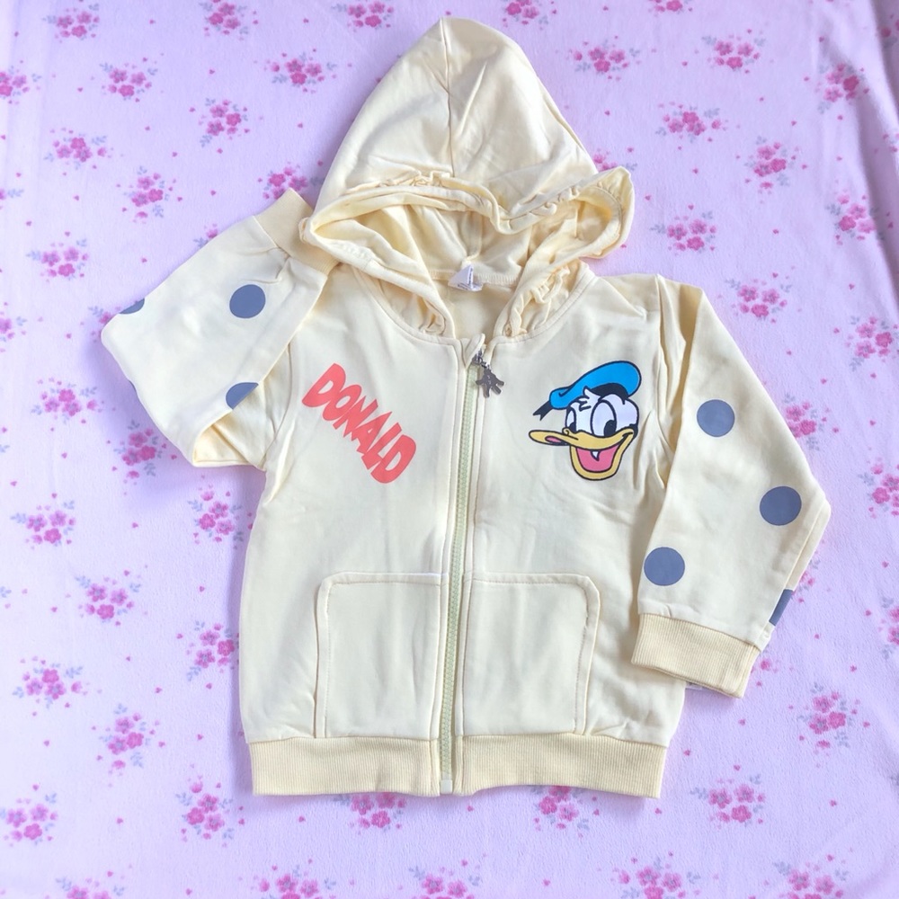 Yellow Hooded Matching Set 3T-4T - Picture 2 of 9